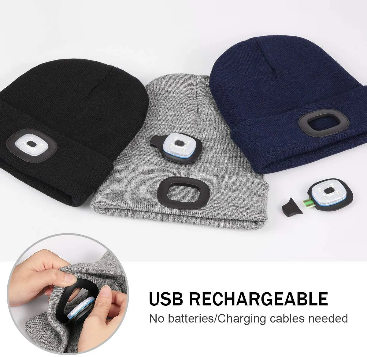 LightFusion: Unisex LED Light Knitted Hat