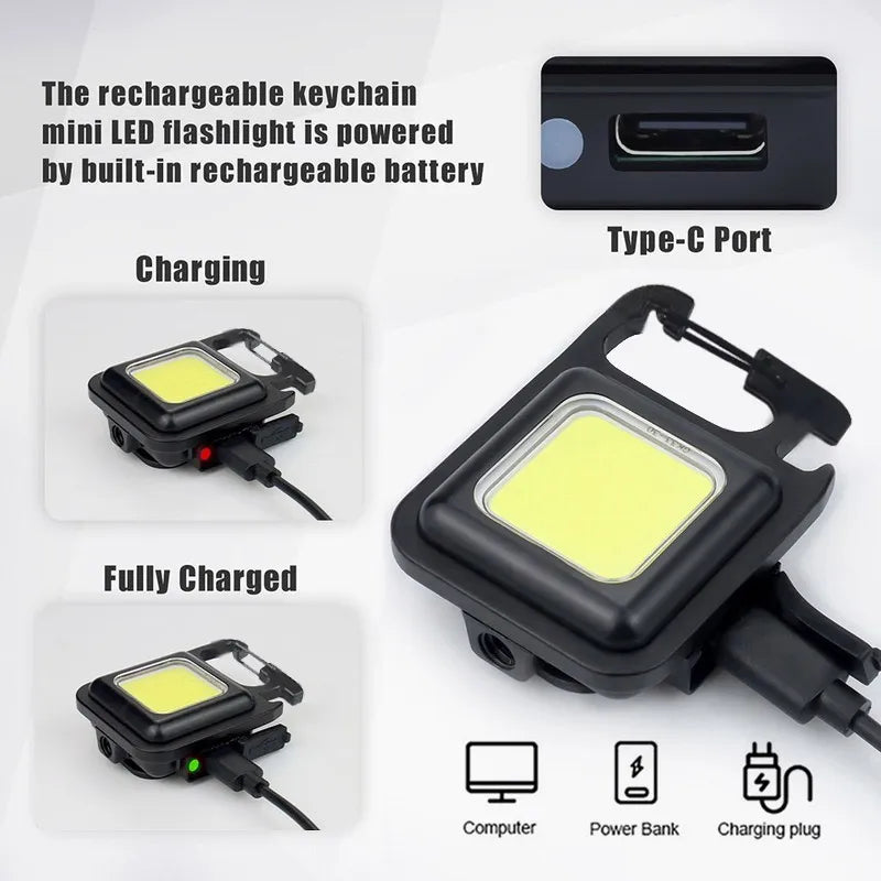 Rechargeable Mini USB Flashlight: Portable Multifunctional Marvel